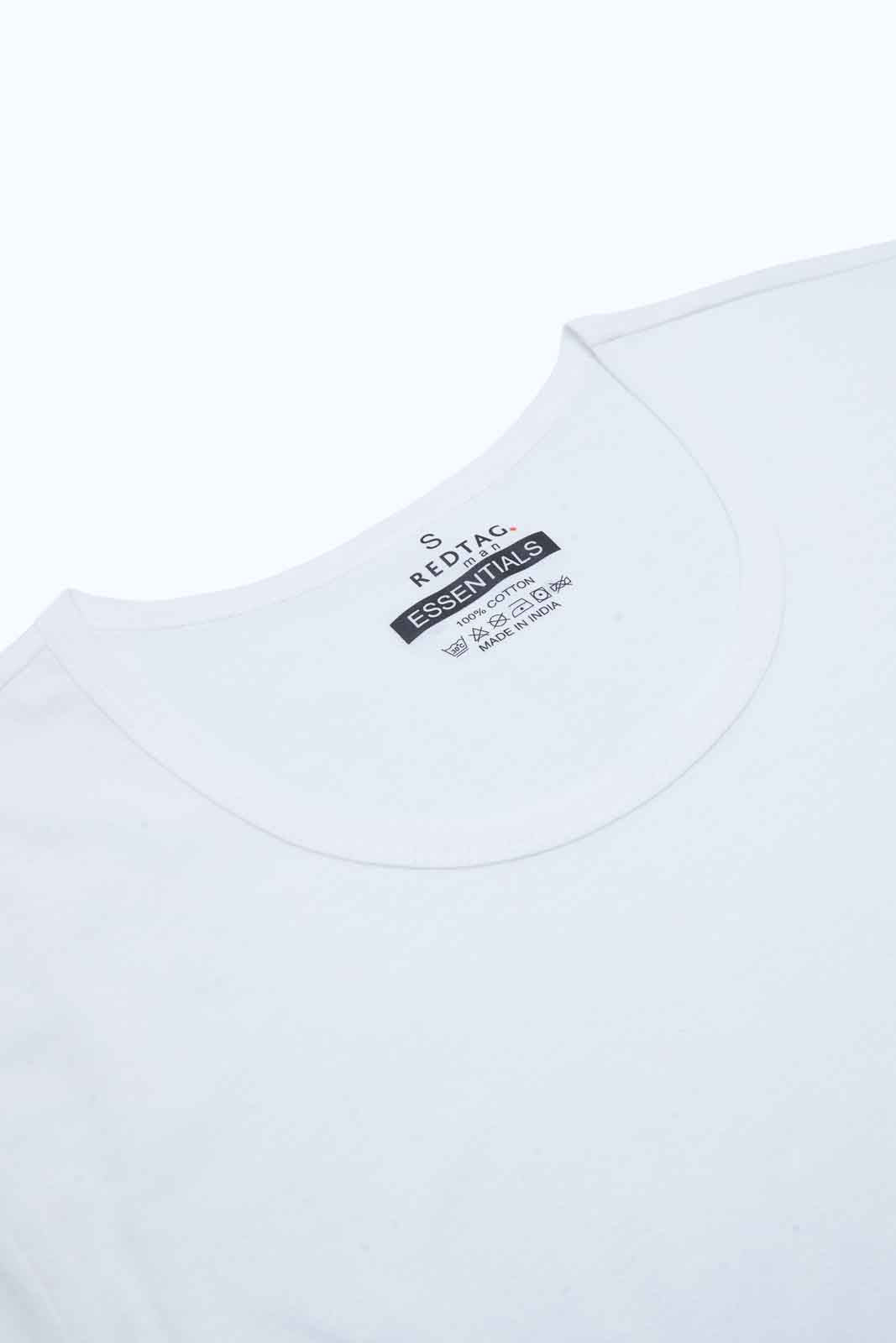 Buy White Single Pack Short Sleeve Vest 125324981 in UAE REDTAG UAE