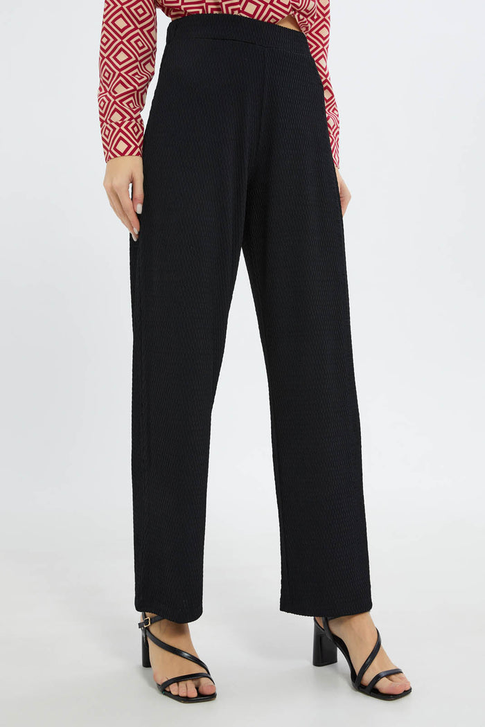 Redtag-Women-Straight-Fit-Textured-Trousers-Category:Trousers,-Colour:Apricot,-Deals:New-In,-Filter:Women's-Clothing,-New-In-Women-APL,-Non-Sale,-S23C,-Section:Women,-Women-Trousers-Women's-