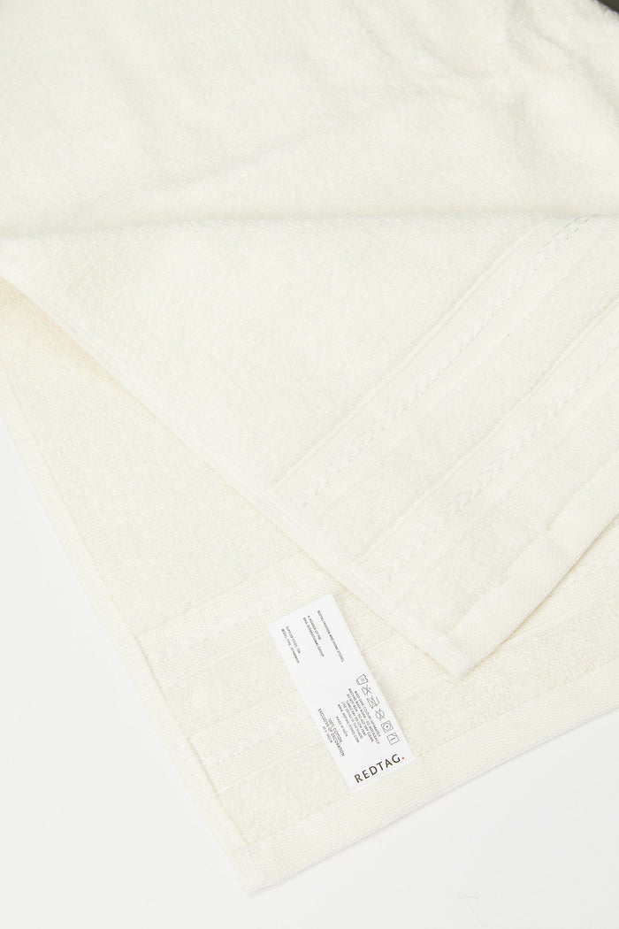 Redtag-Cream-Luxury-Cotton-Hand-Towel-Category:Towels,-Colour:Cream,-Deals:New-In,-Filter:Home-Bathroom,-H1:HMW,-H2:BAC,-H3:TOW,-H4:HAN,-HMW-BAC-Towels,-New-In-HMW-BAC,-Non-Sale,-S23C,-Season:S23C,-Section:Homewares,-Style:PREMIUM-Home-Bathroom-