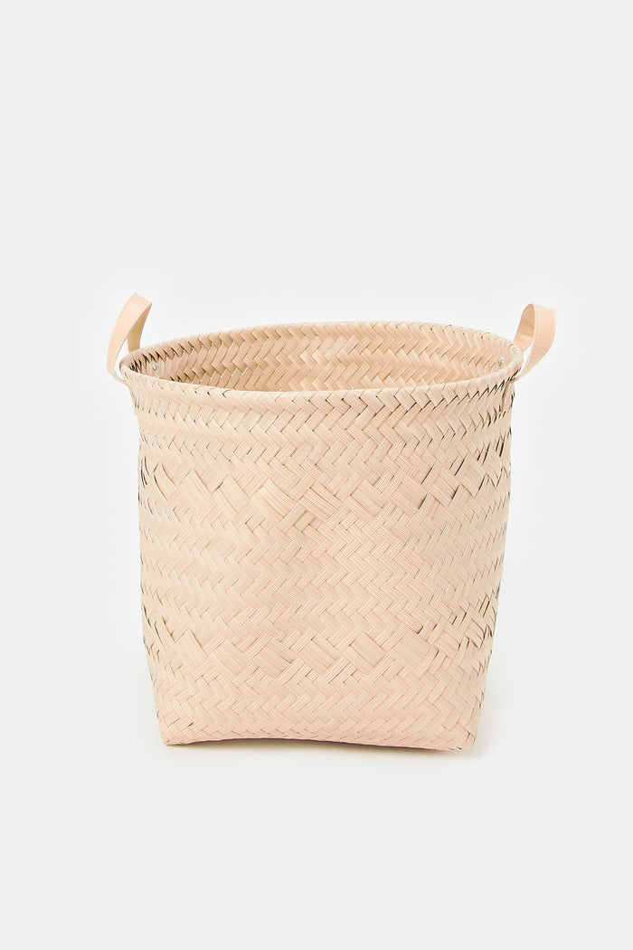 Redtag-Cream-Rectangle-Laundary-Hamper-(-Medium-)-Category:Laundry-Hampers,-Colour:Cream,-Deals:New-In,-Filter:Home-Bathroom,-H1:HMW,-H2:BAC,-H3:BCE,-H4:BAC,-HMW-BAC-Bath-Accessories,-HMWBACBCEBAC,-New-In-HMW-BAC,-Non-Sale,-ProductType:Laundry-Hampers,-S23C,-Season:S23C,-Section:Homewares,-Style:PREMIUM-Home-Bathroom-