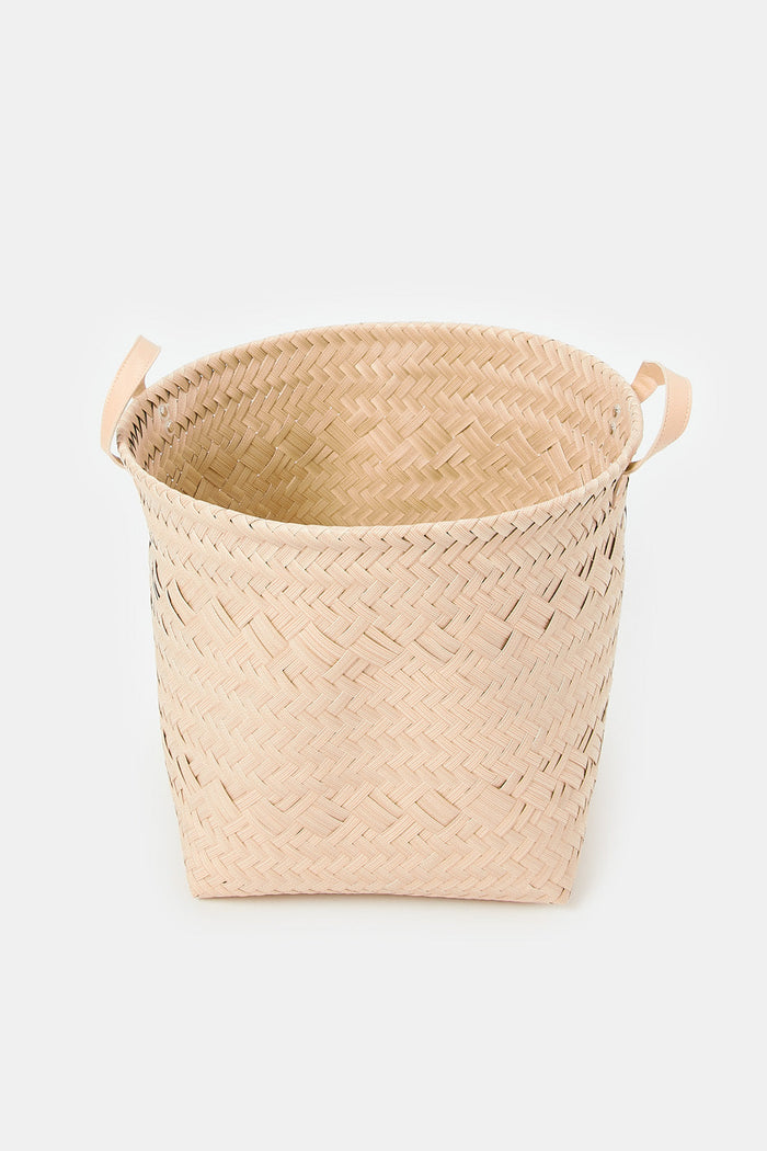 Redtag-Cream-Rectangle-Laundary-Hamper-(-Medium-)-Category:Laundry-Hampers,-Colour:Cream,-Deals:New-In,-Filter:Home-Bathroom,-H1:HMW,-H2:BAC,-H3:BCE,-H4:BAC,-HMW-BAC-Bath-Accessories,-HMWBACBCEBAC,-New-In-HMW-BAC,-Non-Sale,-ProductType:Laundry-Hampers,-S23C,-Season:S23C,-Section:Homewares,-Style:PREMIUM-Home-Bathroom-