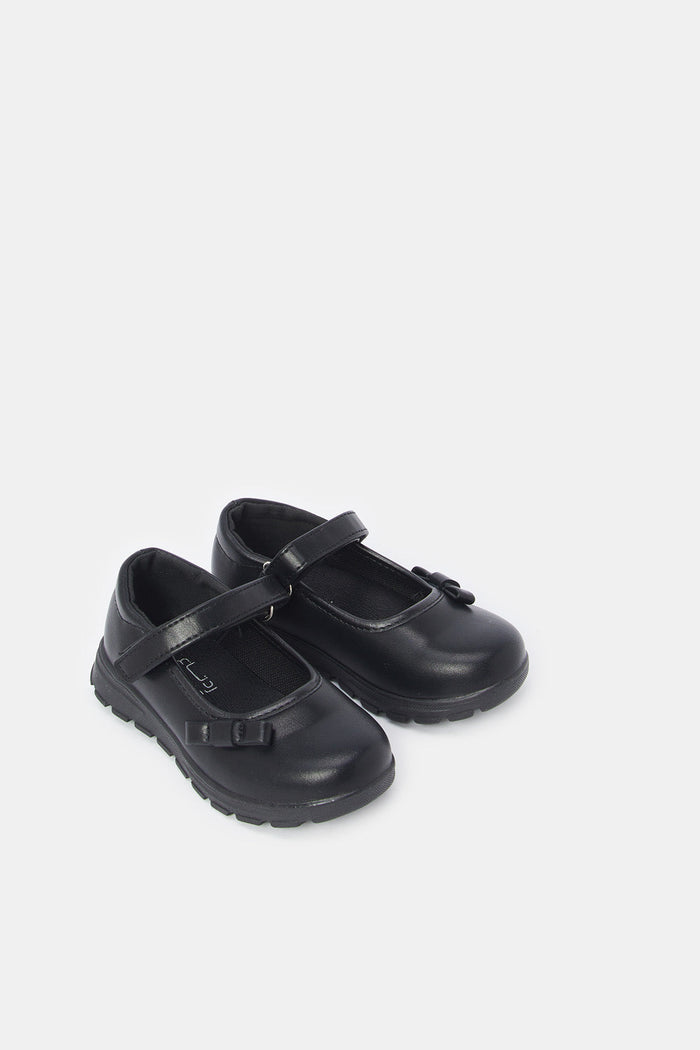 Redtag-Black-Bts-Velcro-Strap-Mary-Jane-BTS23,-Category:Shoes,-CHR,-Colour:Black,-Deals:New-In,-Filter:Girls-Footwear-(3-to-5-Yrs),-GIR-Shoes,-New-In-GIR-FOO,-Non-Sale,-ProductType:Loafers,-Section:Girls-(0-to-14Yrs),-W23O-Girls-3 to 5 Years