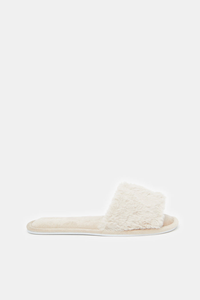 Redtag-Taupe-Classic-Slipper-365,-Category:Slippers,-Colour:Taupe,-Deals:New-In,-Filter:Women's-Footwear,-New-In-Women-FOO,-Non-Sale,-ProductType:Mules,-Section:Women,-Women-Slippers-Women's-