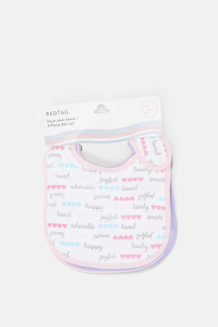 Redtag-Assorted-Bib-5Pcs-Set-ACCNBNNUFNUF,-Category:Newborn-Accessories,-Colour:Assorted,-Deals:New-In,-Filter:Newborn-Accessories,-H1:ACC,-H2:NBN,-H3:NUF,-H4:NUF,-NBN-Newborn-Accessories,-New-In,-New-In-NBN-ACC,-Non-Sale,-ProductType:Bibs,-Season:W23B,-Section:Boys-(0-to-14Yrs),-W23B-New-Born-Baby-