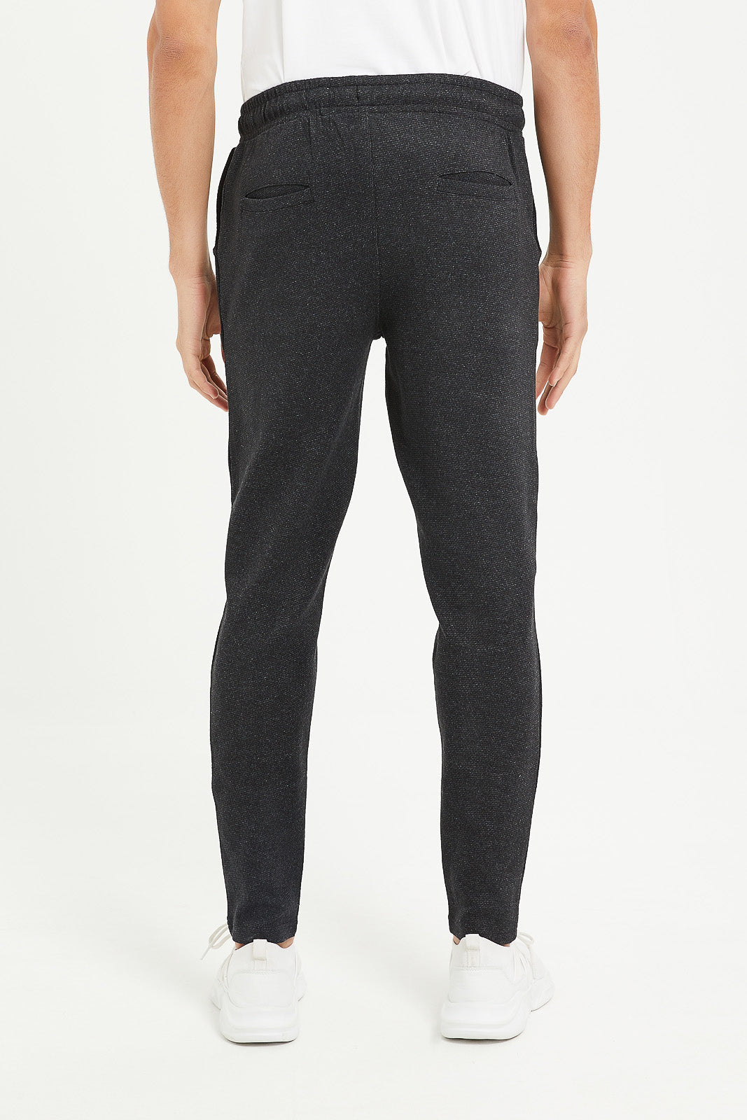 Mens grey smart joggers deals