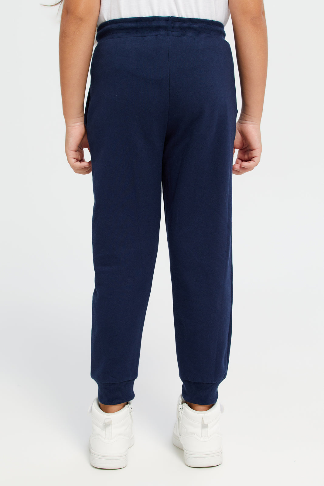 Buy Girls Navy Basic Track Pants 129295292 in UAE REDTAG UAE