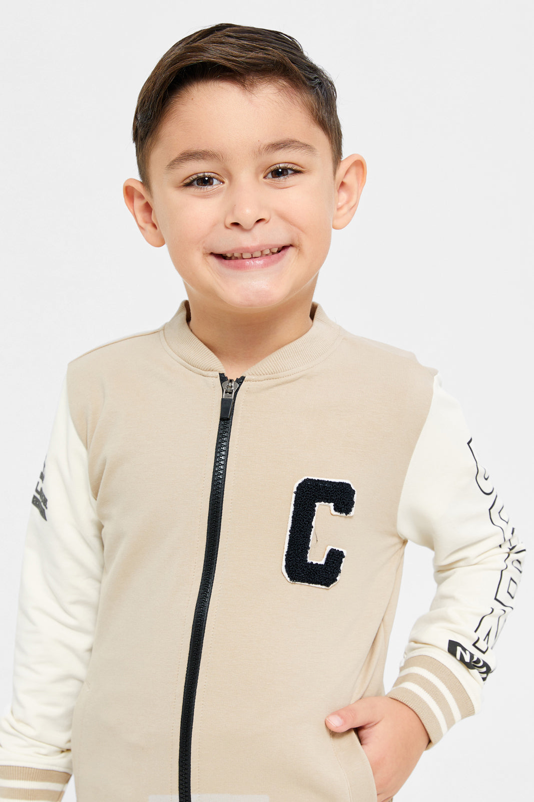 model boys ru Buy Boys Brown Bomber Zip Thru Sweatshirt 129401673 in UAE | REDTAG_UAE
