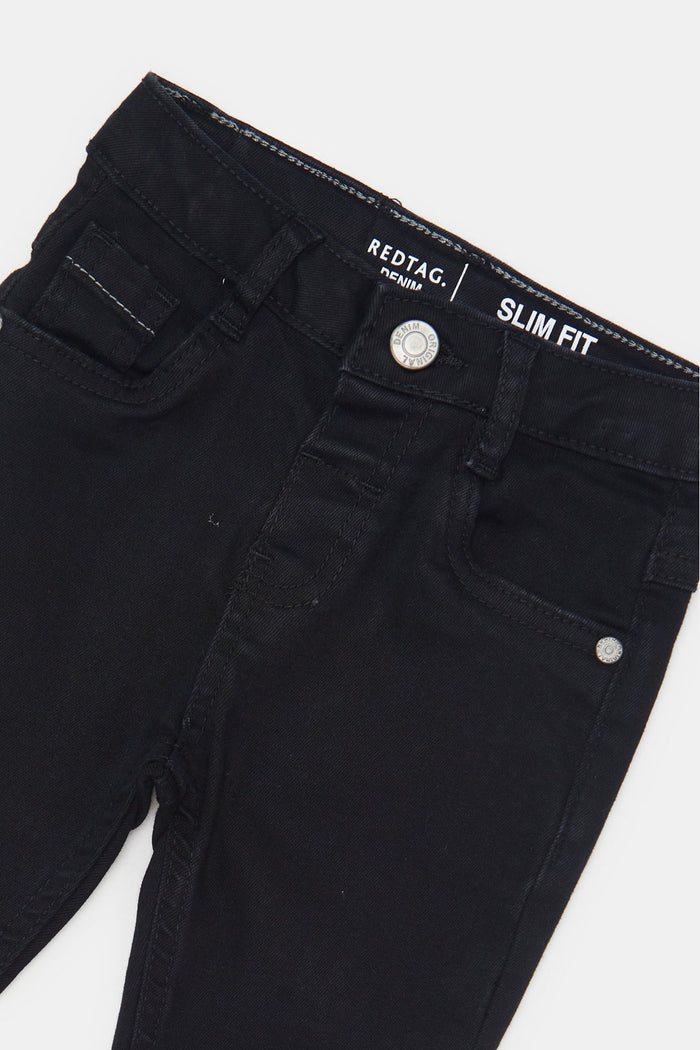 Infant black fashion jeans