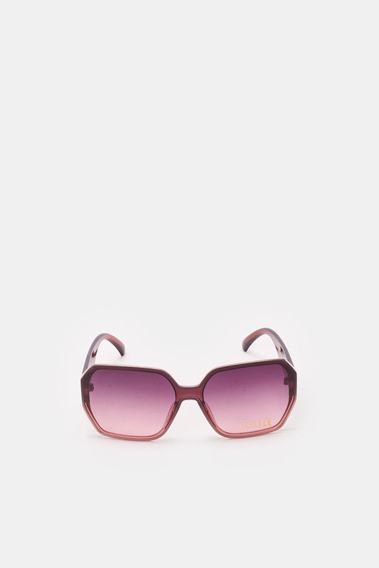 Women Brown Oversize Sunglasses