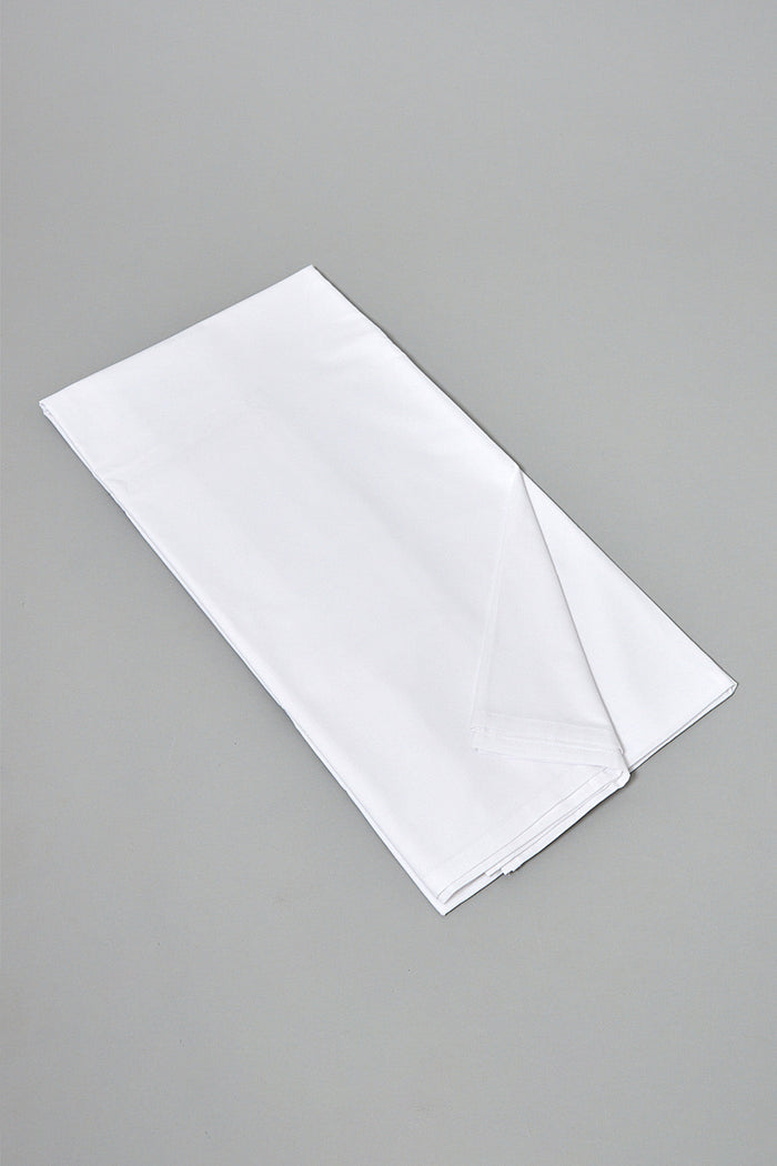 White Flat Sheet With Pillow Case (Single Size) - REDTAG