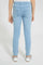 Redtag-Blue-Slim-Jegging-Jeggings-Girls-2 to 8 Years