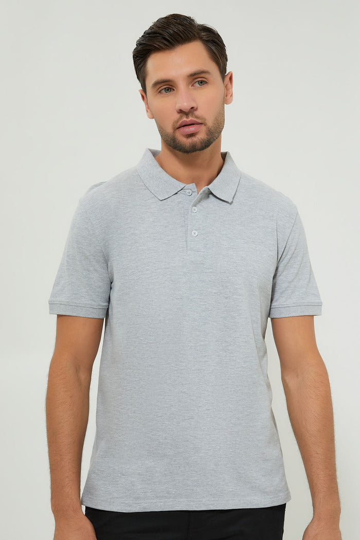 Grey Polo Shirt - REDTAG