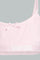Redtag-Light-Pink-X-Floral-Print-Bra-(2Pack)-Non-Padded-Senior-Girls-9 to 14 Years