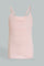 Redtag-Lt-Pink-X-Floral-Vest-(2Pack)-Vests-Senior-Girls-9 to 14 Years