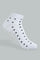 Redtag-Grey/White/Pink-Yarn-Dyed-Polka-Ankle-Socks-(3-Pack)-365,-Colour:Assorted,-Filter:Women's-Clothing,-New-In,-New-In-Women,-Non-Sale,-Section:Women,-Women-Socks-Women's-