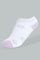 Redtag-White/Purple-Ankle-Socks-2Pcs-Pack-365,-Colour:Assorted,-Filter:Senior-Girls-(9-to-14-Yrs),-GSR-Socks,-New-In,-New-In-GSR,-Non-Sale,-Section:Kidswear-Senior-Girls-