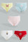 Redtag-Assorted-5-Pc-Pack-Printed-Briefs-Briefs-Girls-2 to 8 Years