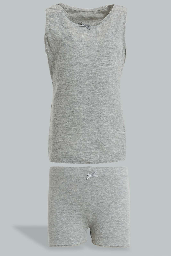 Redtag-Grey-Cami-Set-365,-Colour:Grey,-Filter:Girls-(2-to-8-Yrs),-Girls-Vests,-New-In,-New-In-GIR,-Non-Sale,-Section:Kidswear-Girls-2 to 8 Years