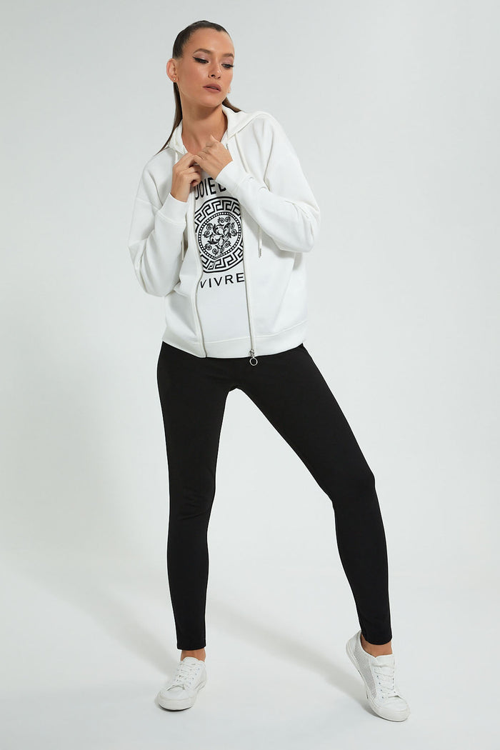 Redtag-White-Long-Length--Sweatshirt-With-Zippers-Celebrity-Sweatshirts,-Colour:White,-Filter:Women's-Clothing,-New-In,-New-In-LDC,-Non-Sale,-S22A,-Section:Women-Women's-