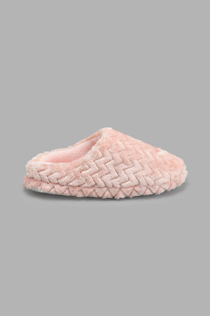 Redtag-Pink-Closed-Toe-Slipper-Colour:Pink,-Filter:Women's-Footwear,-New-In,-New-In-Women-FOO,-Non-Sale,-S22A,-Section:Women,-Women-Slippers-Women's-