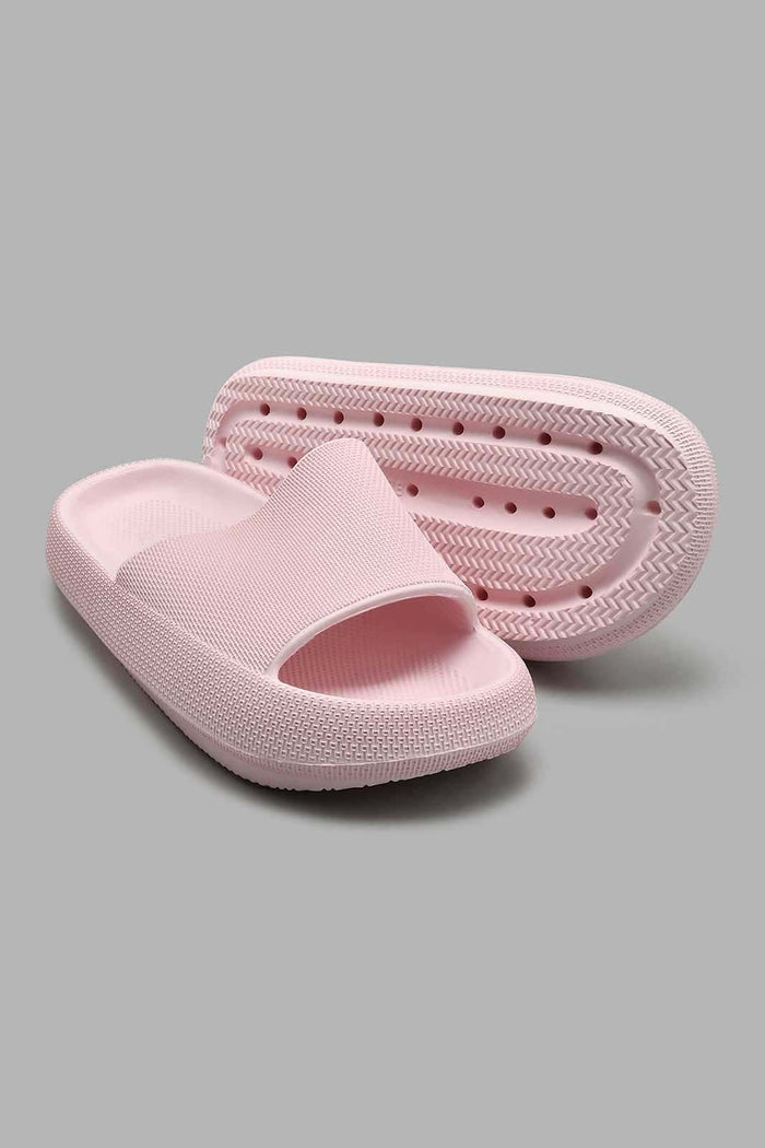 Redtag-Pink-Platform-Slide-Colour:Pink,-Filter:Women's-Footwear,-New-In,-New-In-Women-FOO,-Non-Sale,-S22A,-Section:Women,-Women-Flip-Flops-Women's-
