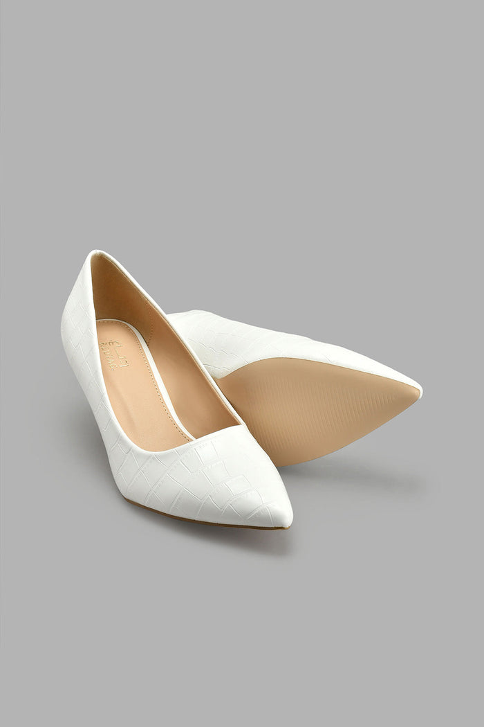 Redtag-White-Court-Shoe-Colour:White,-Filter:Women's-Footwear,-New-In,-New-In-Women-FOO,-Non-Sale,-S22A,-Section:Women,-Women-Formal-Shoes-Women's-