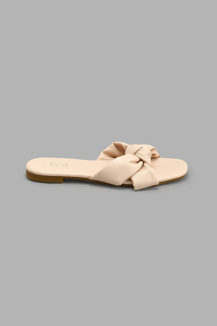Redtag-Natural-Knot-Sandals-Colour:Beige,-Filter:Women's-Footwear,-New-In,-New-In-Women-FOO,-Non-Sale,-S22A,-Section:Women,-Women-Casual-Sandals-Women's-