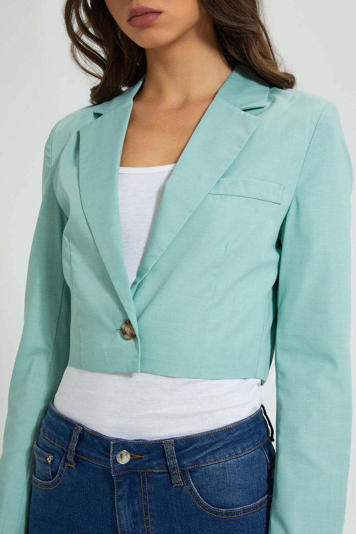 Redtag-Mint-Long-Sleeve-Cropped-Jacket-Jackets-Women's-