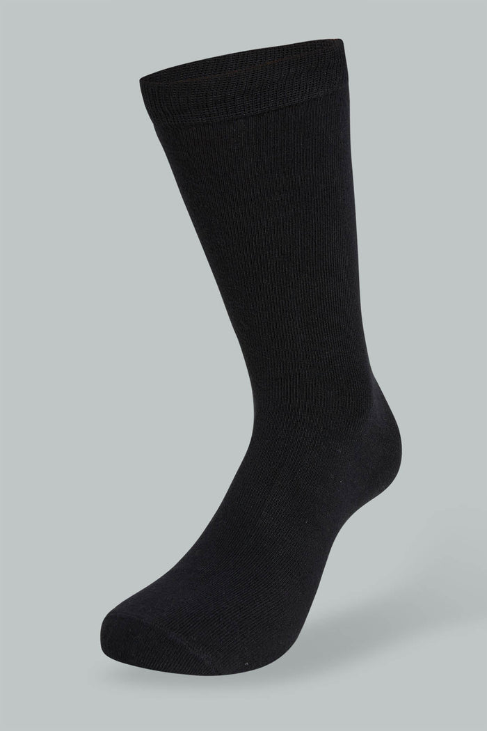 Redtag-Black-3Pk-Men'S-Formal-Socks-Ankle-Length-Men's-