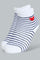 Redtag-Multi-Coloured-Animal-Print-4Pcs-Ankle-Length-Socks-Ankle-Length-Infant-Girls-3 to 24 Months