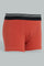 Redtag-Red/Turq/Grey-Marl--3-Pack-Boxer-365,-Boys-Boxers,-Colour:Assorted,-Filter:Boys-(2-to-8-Yrs),-New-In,-New-In-BOY,-Non-Sale,-Section:Kidswear-Boys-2 to 8 Years
