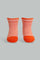Redtag-Multi-Colour-Printed-4Pcs-Socks-Ankle-Socks-Infant-Girls-3 to 24 Months