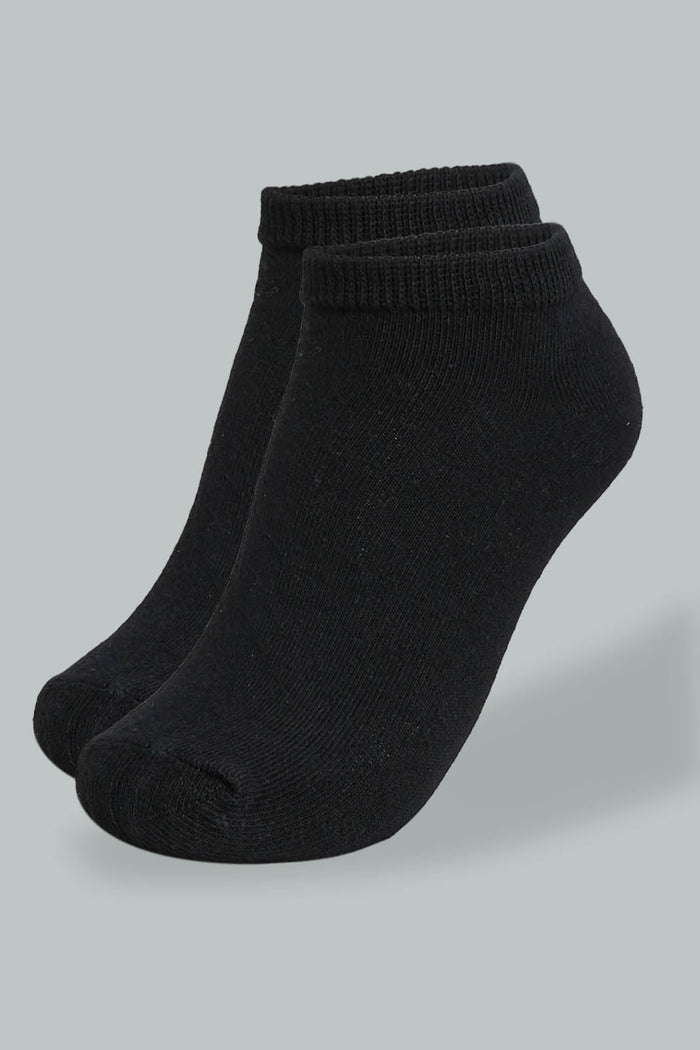Redtag-Black-Gsr-2Pcs-Ankle-Socks-365,-Colour:Black,-Filter:Senior-Girls-(9-to-14-Yrs),-GSR-Socks,-New-In,-New-In-GSR,-Non-Sale,-Section:Kidswear-Senior-Girls-9 to 14 Years