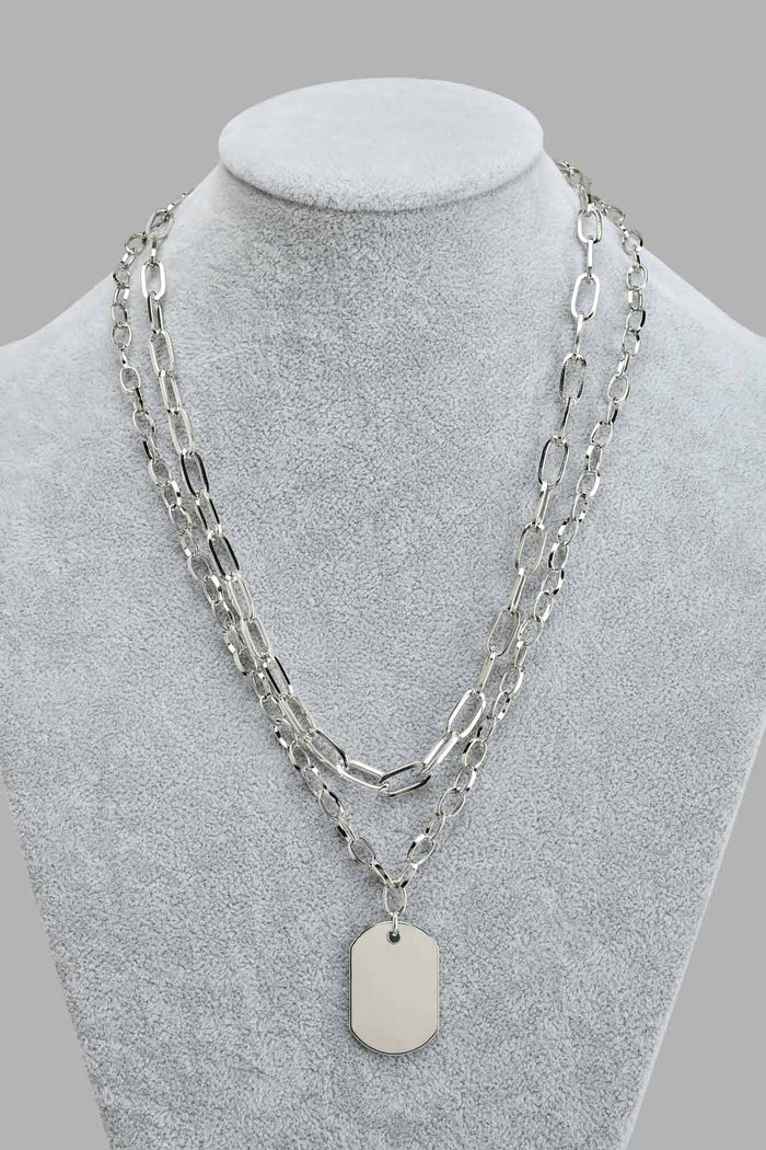 Redtag-Silver--Necklace-Necklaces-Women-