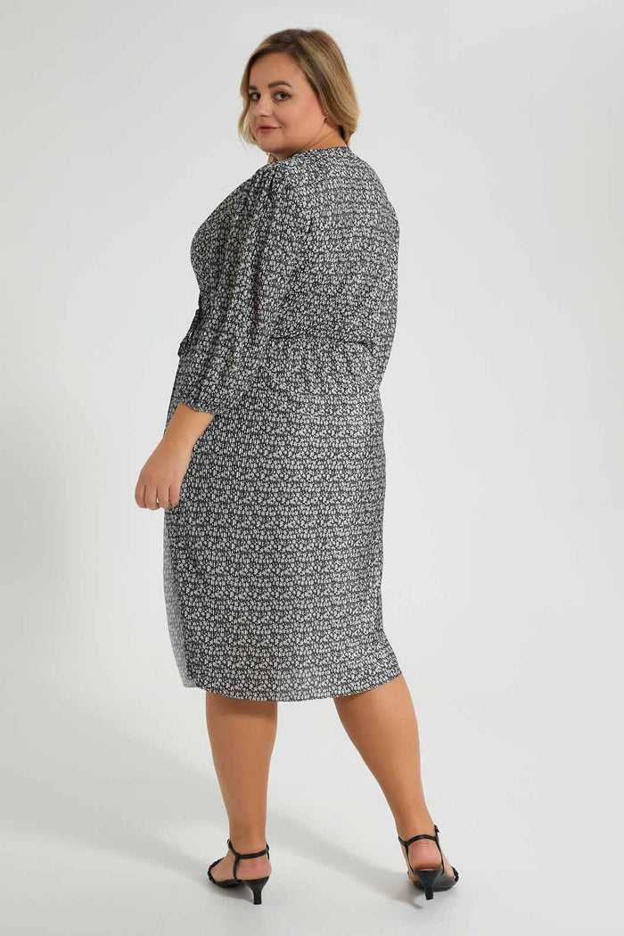 Redtag-Assorted-Plisse-Printed-Dress-Colour:Assorted,-Filter:Plus-Size,-LDP-Dresses,-New-In,-New-In-LDP,-Non-Sale,-S22B,-Section:Women-Women's-