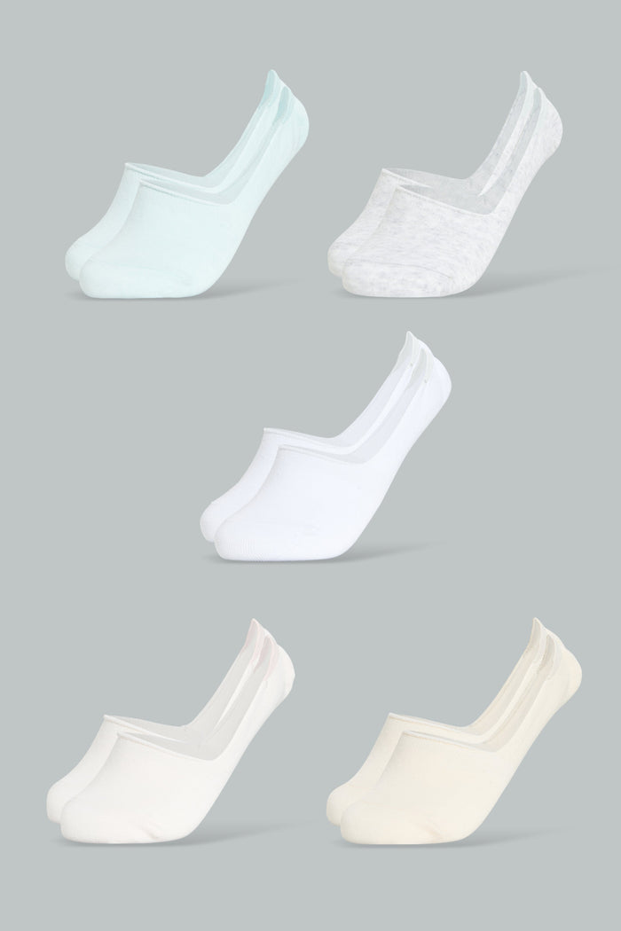 Redtag-Grey-Melange/White/Pale-Pink/Beige/Pale-Blue-365,-Bundle,-Category:Socks,-Colour:Assorted,-Deals:4-For-90,-Deals:New-In,-Filter:Women's-Clothing,-New-In-Women-APL,-Section:Women,-Women-Socks--