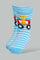 Redtag-Blue-Car-Print-4-Pack-Socks-(Full-Length)-Full-Length-Infant-Boys-3 to 24 Months