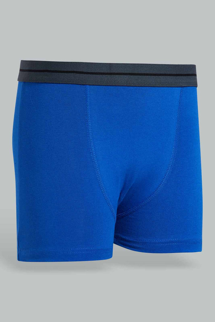 Redtag-Royal-Blue/Black/Grey-Mel-3-Pcs-Pack-Boxer-Shorts-365,-BSR-Boxers,-Category:Boxers,-Colour:Assorted,-Deals:New-In,-Filter:Senior-Boys-(9-to-14-Yrs),-New-In-BSR-APL,-Non-Sale,-Section:Boys-(0-to-14Yrs)-Senior-Boys-9 to 14 Years