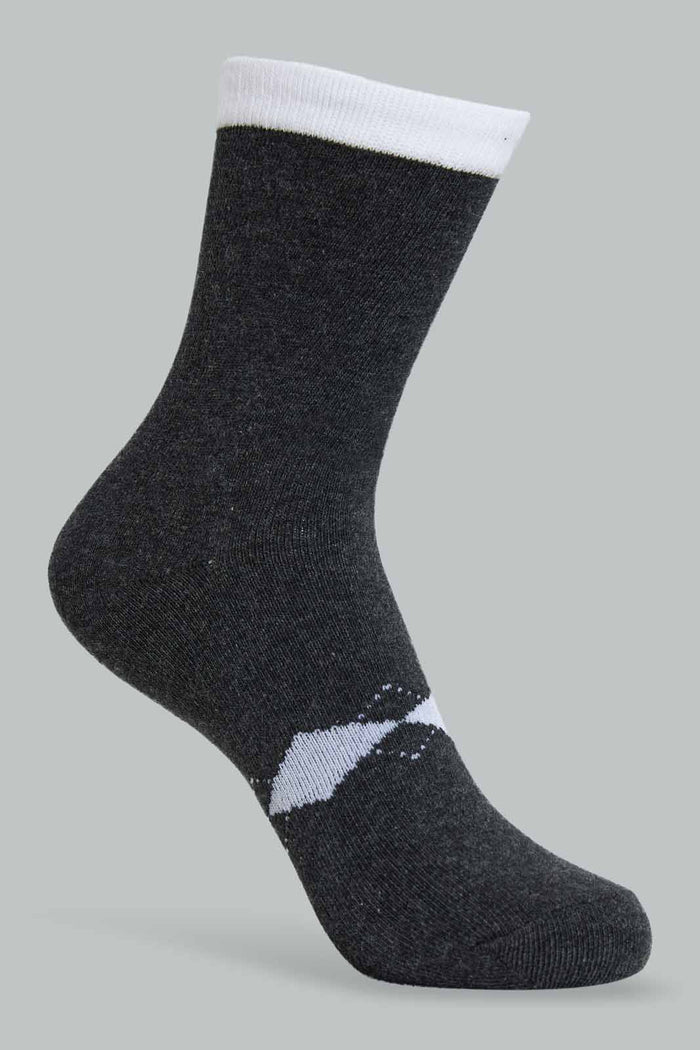 Redtag-Assorted-2-Pcs-Crew-Socks-365,-BSR-Socks,-Category:Socks,-Colour:Assorted,-Deals:New-In,-Filter:Senior-Boys-(9-to-14-Yrs),-New-In-BSR-APL,-Non-Sale,-Section:Boys-(0-to-14Yrs)-Senior-Boys-9 to 14 Years