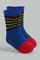 Redtag-Red-White-Blue-And-Navy-Striped-4-Pack-Socks-Category:Pyjama-Sets,-Colour:Blue,-Filter:Infant-Boys-(3-to-24-Mths),-Infant-Boys-Pyjama-Sets,-New-In,-New-In-INB,-Non-Sale,-S22C,-Section:Kidswear-Infant-Boys-