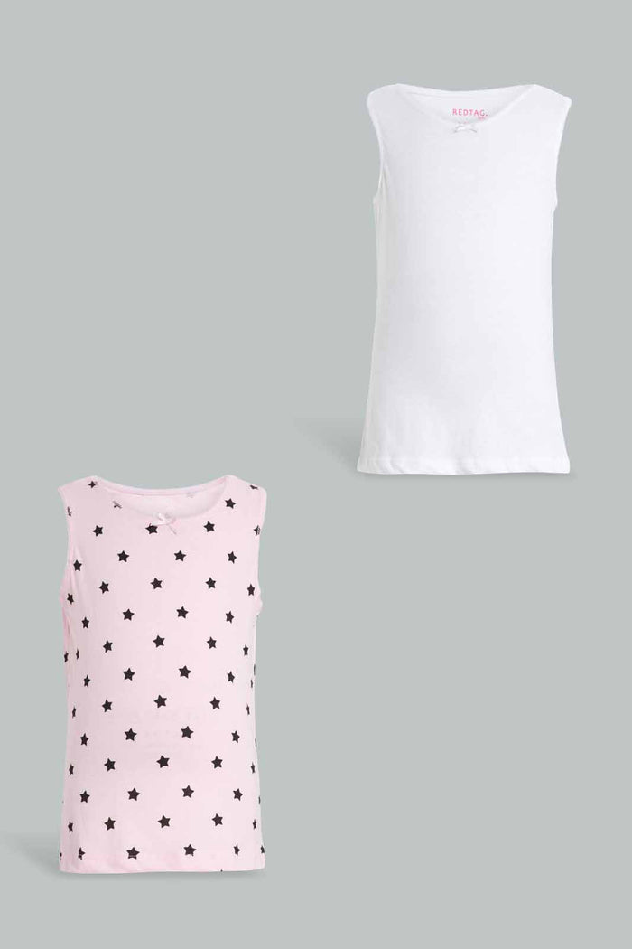 Redtag-Assorted-Pack-Of-2-Vest-365,-Category:Vests,-Colour:Assorted,-ESS,-Filter:Girls-(2-to-8-Yrs),-GIR-Vests,-New-In,-New-In-GIR,-Non-Sale,-Section:Kidswear-Girls-2 to 8 Years