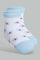 Redtag-Multi-Coloured-Floral-Print-4Pcs-Ankle-Length-Socks-365,-Category:Socks,-Colour:Apricot,-Deals:New-In,-Filter:Infant-Girls-(3-to-24-Mths),-ING-Socks,-New-In-ING-APL,-Non-Sale,-Section:Girls-(0-to-14Yrs)-Infant-Girls-3 to 24 Months