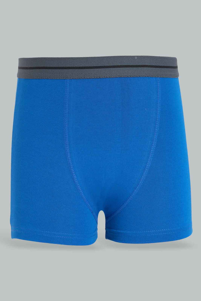 Redtag-Black/Grey-Mel/Royal-Blue-3Pcs-Pack-Boxer-Shorts-BSR-Boxers,-Category:Boxers,-Colour:Assorted,-Deals:New-In,-ESS,-Filter:Senior-Boys-(8-to-14-Yrs),-New-In-BSR-APL,-Non-Sale,-Section:Boys-(0-to-14Yrs),-W22O-Senior-Boys-9 to 14 Years