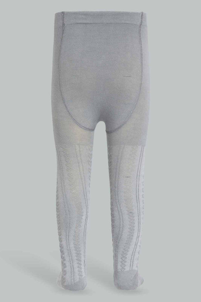 Redtag-Girls-Grey-Jacquard-Stocking-365,-Category:Tights,-Colour:Grey,-Deals:New-In,-Filter:Infant-Girls-(3-to-24-Mths),-ING-Tights,-New-In-ING-APL,-Non-Sale,-Section:Girls-(0-to-14Yrs)-Infant-Girls-3 to 24 Months
