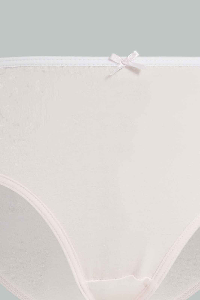 Redtag-Girls-5Pk-Brief-Cherries---Blue,-Pinks-365,-Category:Briefs,-Colour:Apricot,-Deals:New-In,-ESS,-Filter:Girls-(2-to-8-Yrs),-GIR-Briefs,-New-In-GIR-APL,-Non-Sale,-Section:Girls-(0-to-14Yrs)-Girls-2 to 8 Years