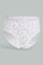 Redtag-Girls-7Pk-Brief-Floral---Dusty-Pink/White-365,-Category:Briefs,-Colour:White,-Deals:New-In,-ESS,-Filter:Girls-(2-to-8-Yrs),-GIR-Briefs,-New-In-GIR-APL,-Non-Sale,-Section:Girls-(0-to-14Yrs)-Girls-2 to 8 Years