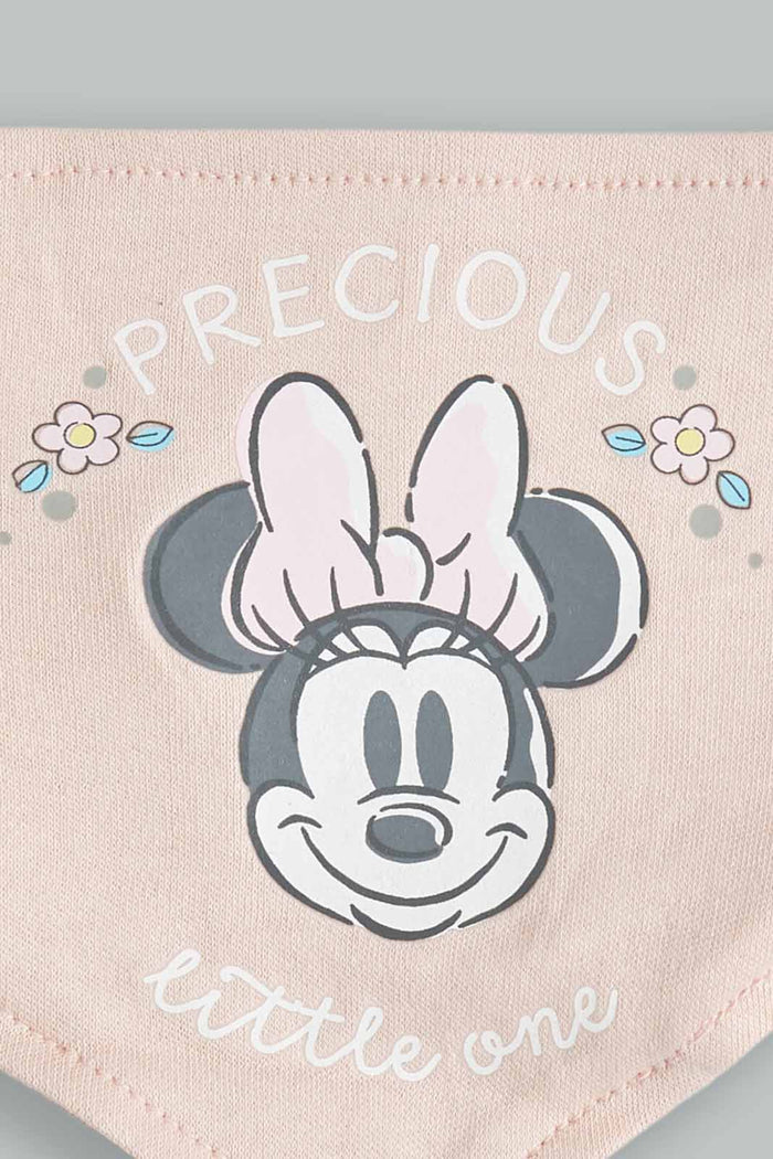 Redtag-Girls-Pink-2Pc-Minnie-Mouse-Bib-Pack-Category:Newborn-Accessories,-CHA,-Colour:White,-Deals:New-In,-Dept:New-Born,-Filter:Baby-(0-to-12-Mths),-NBG-Newborn-Accessories,-New-In-NBG-APL,-Non-Sale,-Section:Boys-(0-to-14Yrs),-W22B-Baby-