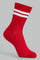 Redtag-Boys--Red-W/-White-Stripes-Crew-Length-Socks-365,-BOY-Socks,-Category:Socks,-Colour:Red,-Deals:New-In,-FIFA,-Filter:Boys-(2-to-8-Yrs),-New-In-BOY-APL,-Non-Sale,-Section:Boys-(0-to-14Yrs)-Boys-2 to 8 Years