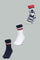 Redtag-Boys-Camo-Pack-Of-3--Crew-Length---Camo/-White/-Navy-365,-BSR-Socks,-Category:Socks,-Colour:Assorted,-Deals:New-In,-Filter:Senior-Boys-(8-to-14-Yrs),-New-In-BSR-APL,-Non-Sale,-Section:Boys-(0-to-14Yrs)-Senior-Boys-9 to 14 Years