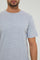 Grey Plain Crew Neck T-Shirt - REDTAG